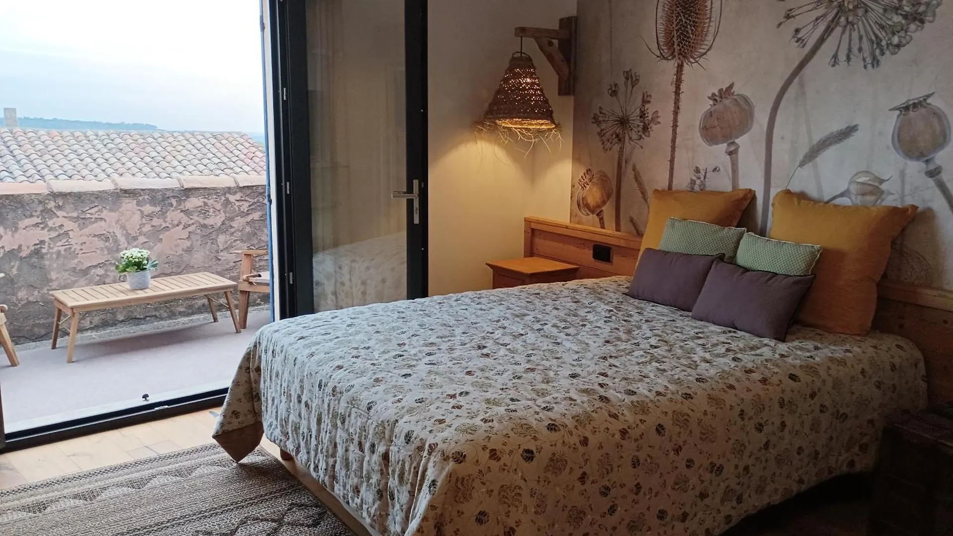 Chambre D'Hote Les Oulies Bédoin Oda ve Kahvaltı